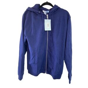 Hill House Teddy Zip up Sweatshirt hoodie size M NWT